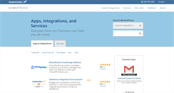 Desktop Screenshot of marketplace.constantcontact.com