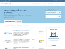 Tablet Screenshot of marketplace.constantcontact.com