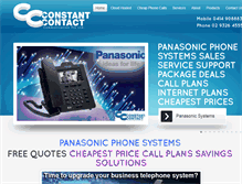 Tablet Screenshot of constantcontact.net.au